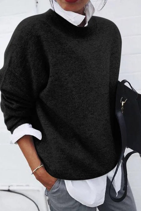 Lauren | Elegant Oversized Cashmere Sweater - Solfae
