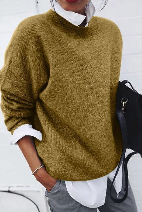 Lauren | Elegant Oversized Cashmere Sweater - Solfae
