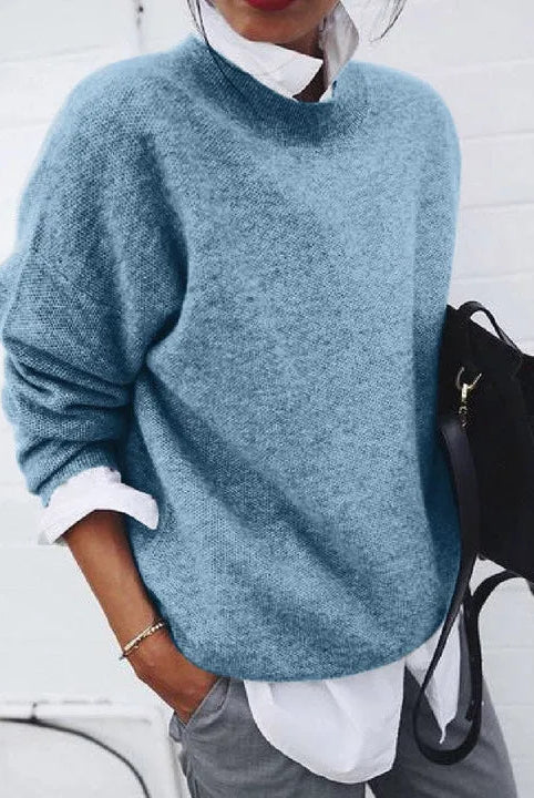 Lauren | Elegant Oversized Cashmere Sweater - Solfae