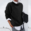 Amanda | Elegant Crew Neck Sweater - Solfae