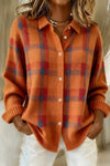 Amanda | Stylish Plaid Button Cardigan - Solfae