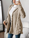 Amber | Cozy Hooded Cable-Knit Cardigan - Solfae