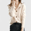 Amber | Elegant Collared Button Cardigan - Solfae