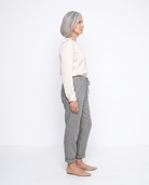 Angela | Elegant Linen Drawstring Pants - Solfae