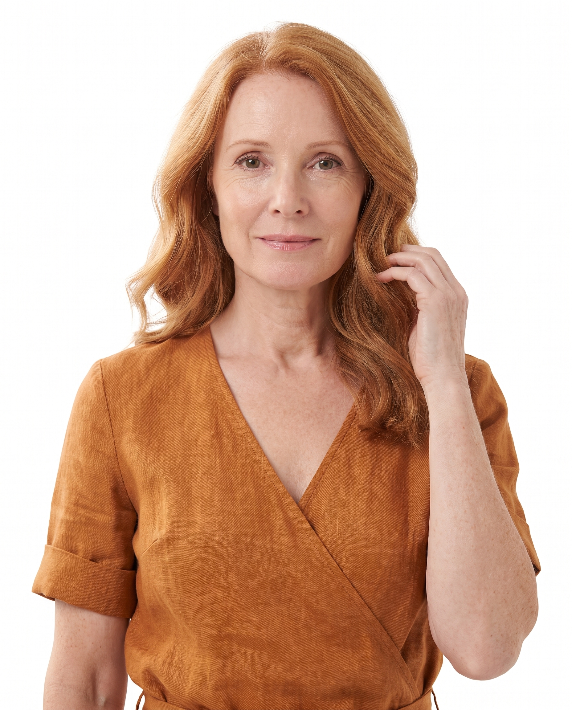 Angela | Flattering Belted Linen Jumpsuit - Solfae