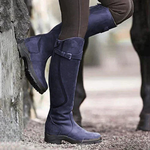 Christina | Classic Waterproof Knee Boots - Solfae
