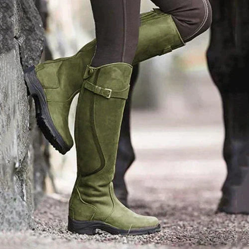 Christina | Classic Waterproof Knee Boots - Solfae