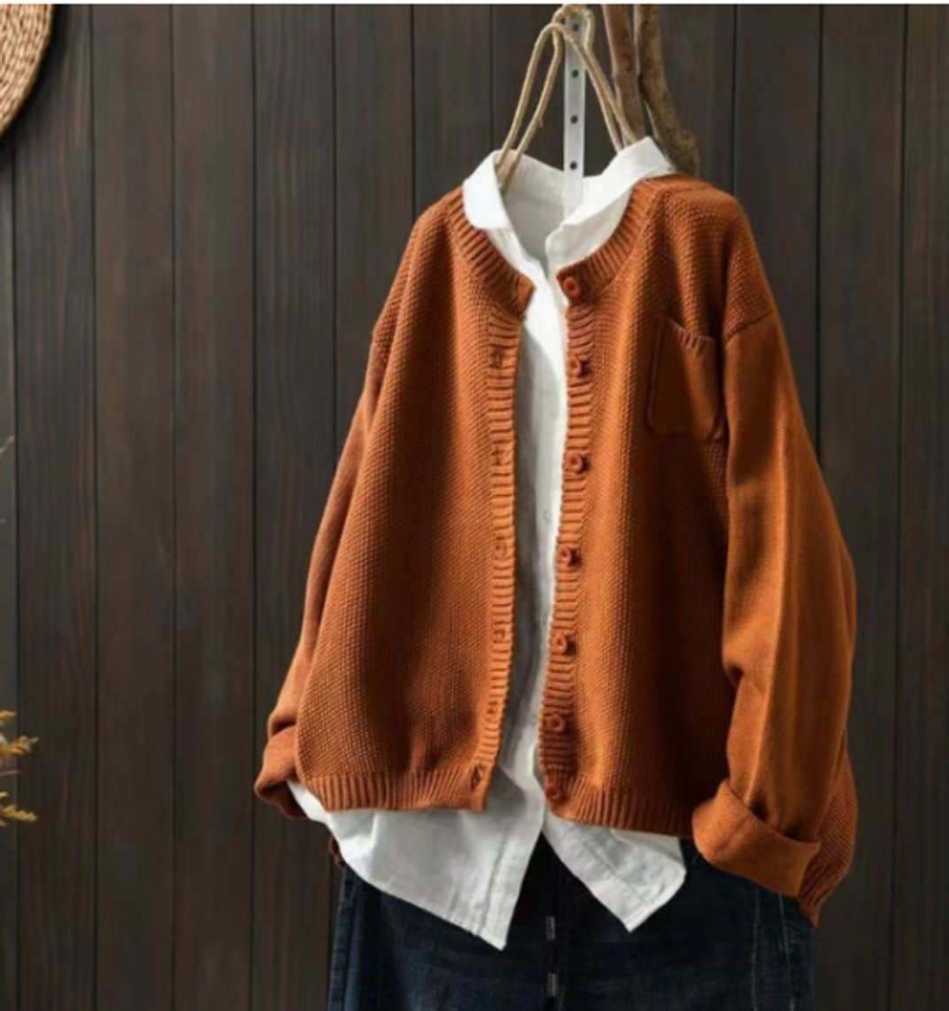 Christina | Elegant Oversized Chunky Cardigan - Solfae