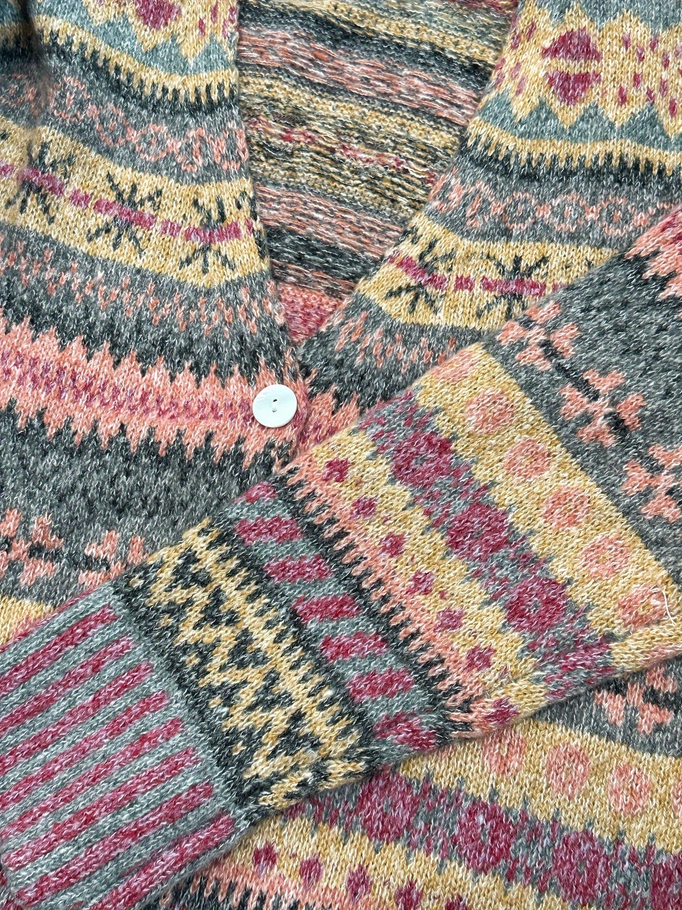 Christina | Vintage Isle Knit Cardigan - Solfae