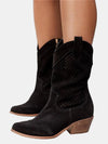 Clara | Elegant Perforated Knee-High Boots