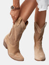 Clara | Elegant Perforated Knee-High Boots