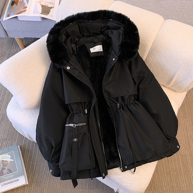 Danielle | Cozy Fur-Hood Parka Coat - Solfae