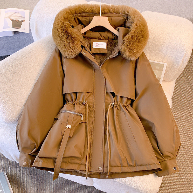 Danielle | Cozy Fur-Hood Parka Coat - Solfae