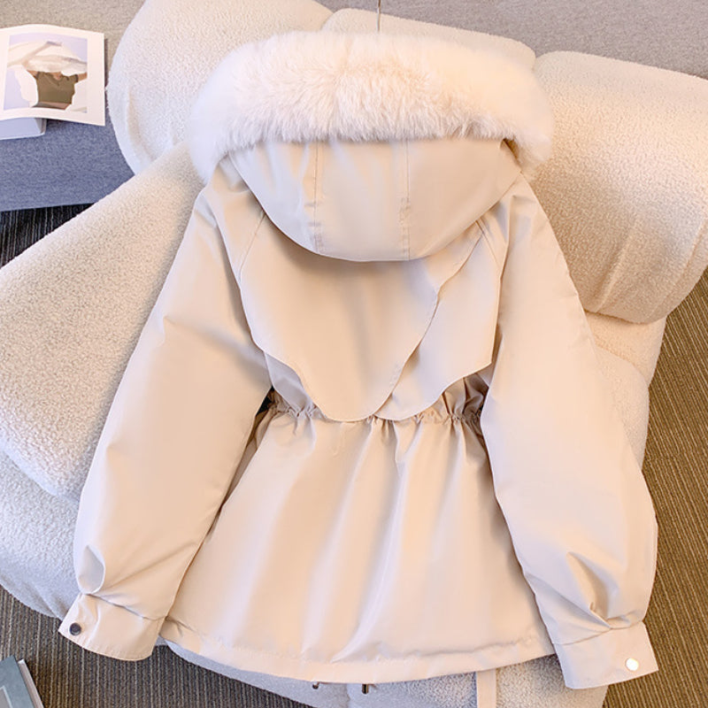 Danielle | Cozy Fur-Hood Parka Coat - Solfae