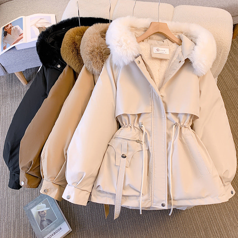 Danielle | Cozy Fur-Hood Parka Coat - Solfae