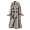 Elizabeth | Elegant Longline Trench Coat - Solfae