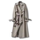 Elizabeth | Elegant Longline Trench Coat - Solfae