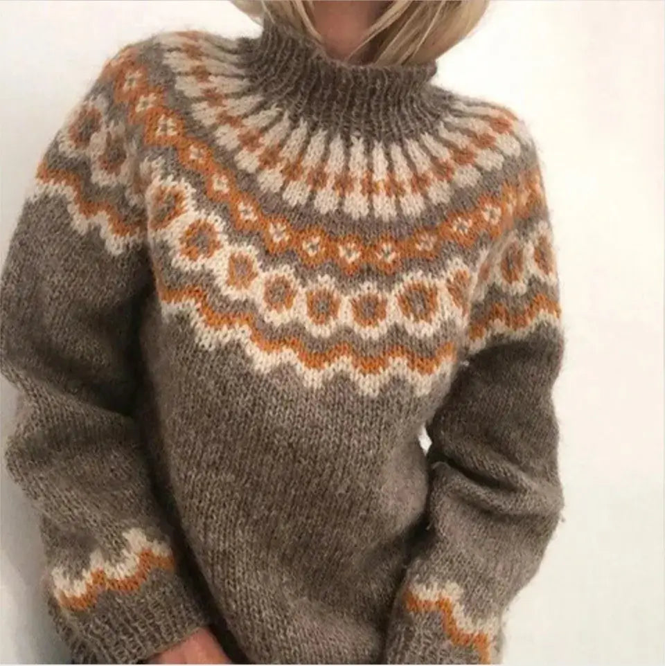 Emily | Elegant Turtleneck Sweater - Solfae