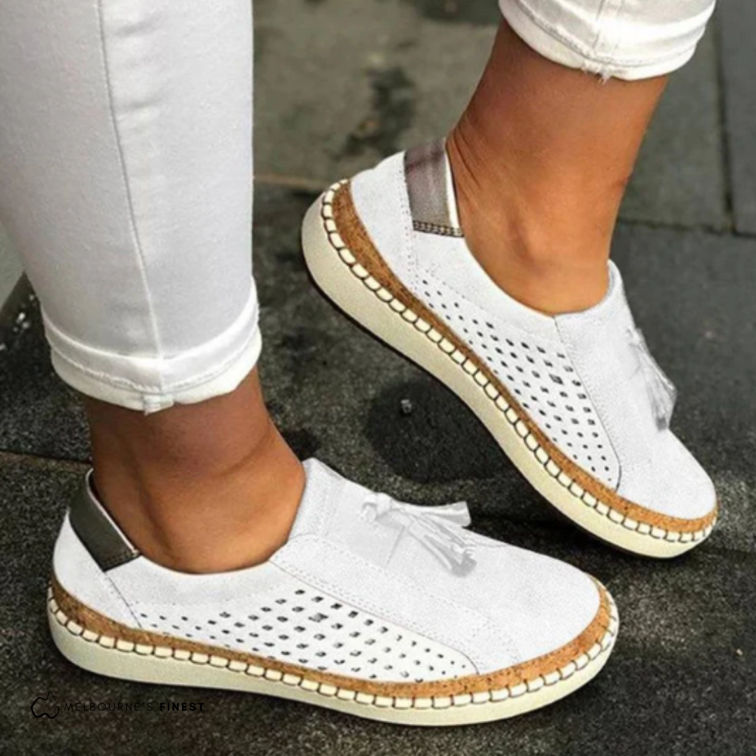 Emma | Comfortable Suede Slip-Ons Sneaker - Solfae