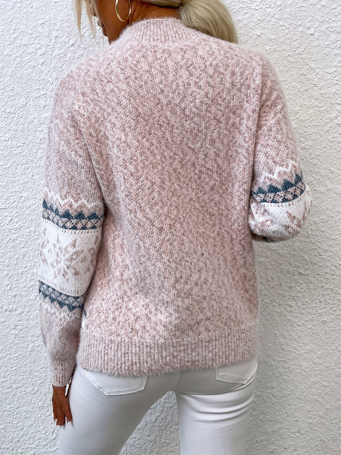 Heather | Elegant Fair Isle Sweater - Solfae
