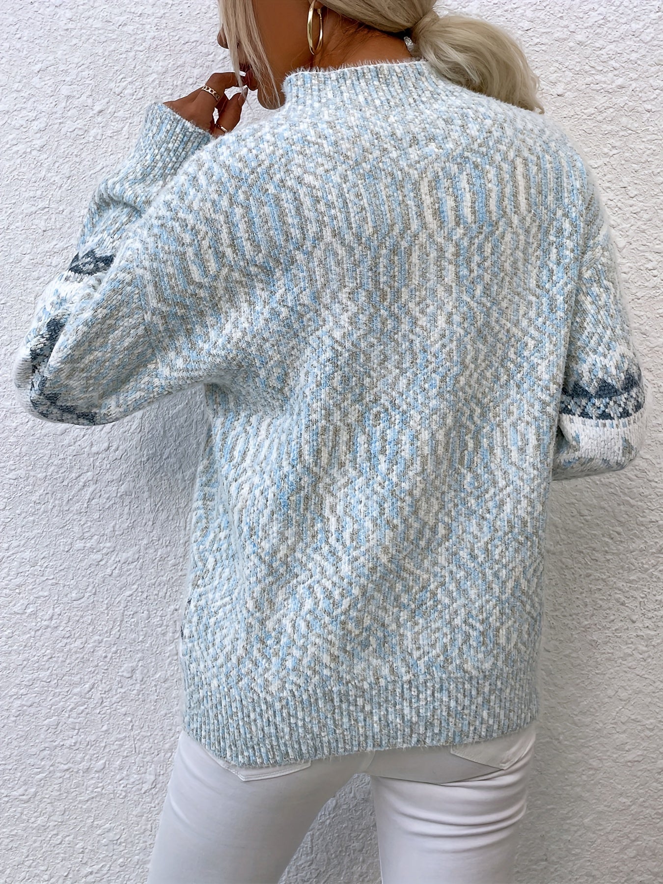 Heather | Elegant Fair Isle Sweater - Solfae