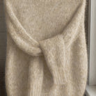 Heather | Elegant Fuzzy Knit Sweater - Solfae