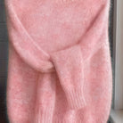 Heather | Elegant Fuzzy Knit Sweater - Solfae