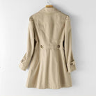 Heather | Elegant Mid-Length Trench Coat - Solfae