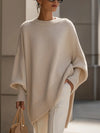 Heather | Elegant Oversized Merino Sweater - Solfae
