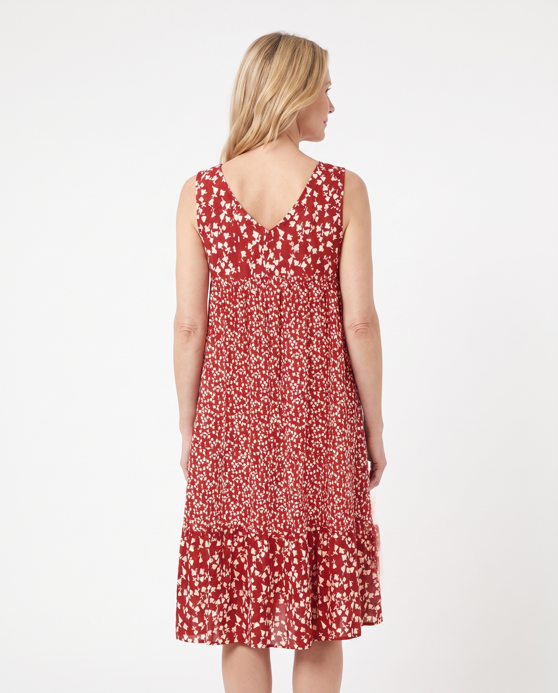 Heather | Feminine Floral Ruffle Dress - Solfae