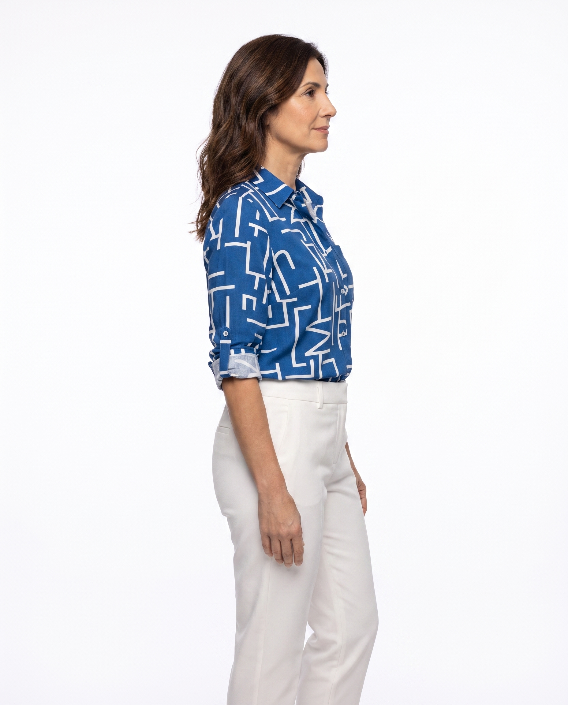Heather | Stylish Abstract Blouse - Solfae