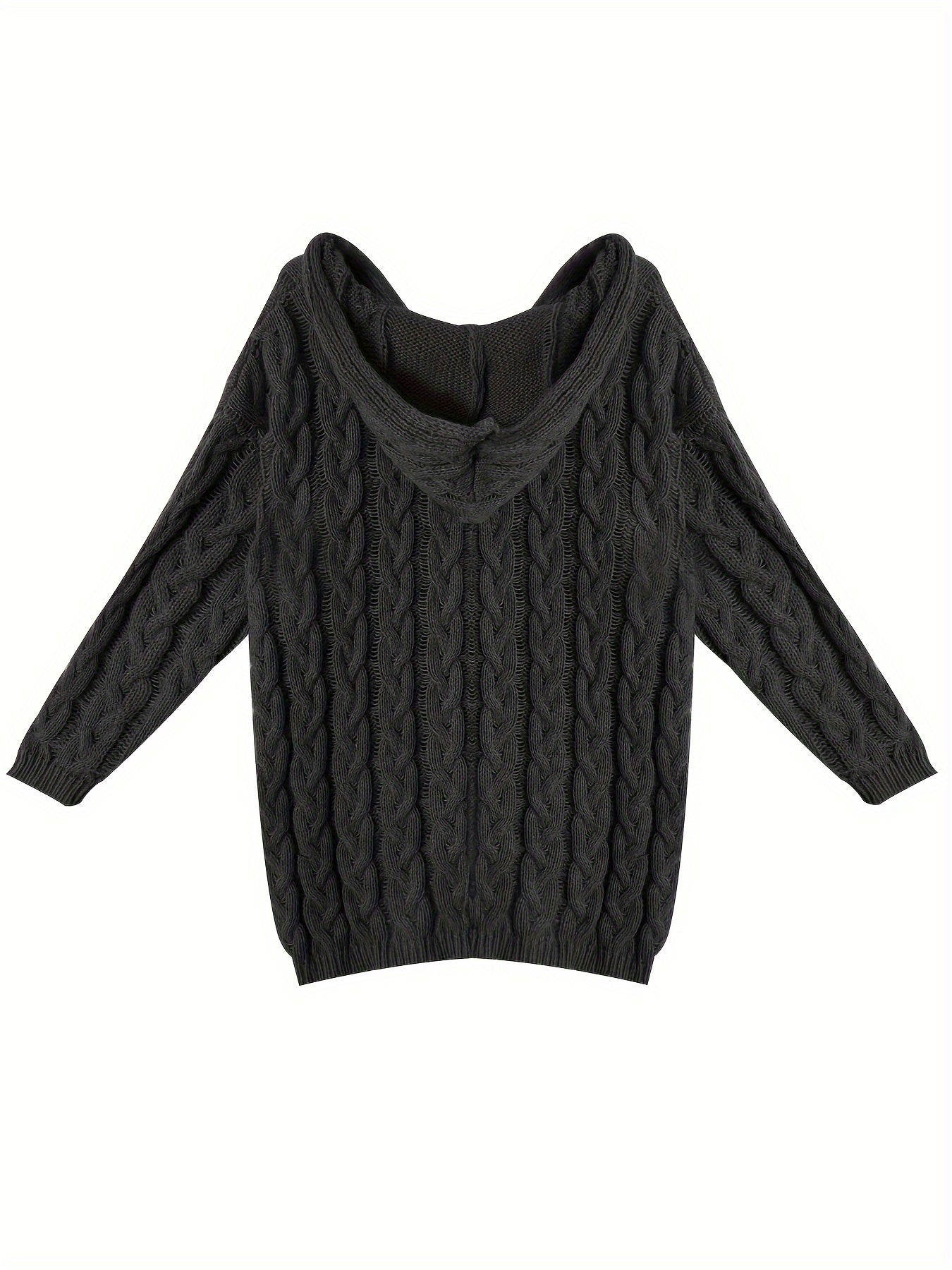 Jennifer | Elegant Cable-Knit V-Neck Sweater - Solfae