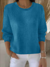 Joyce | Elegant Crewneck Knit Sweater - Solfae