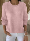Joyce | Elegant Crewneck Knit Sweater - Solfae