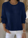 Joyce | Elegant Crewneck Knit Sweater - Solfae
