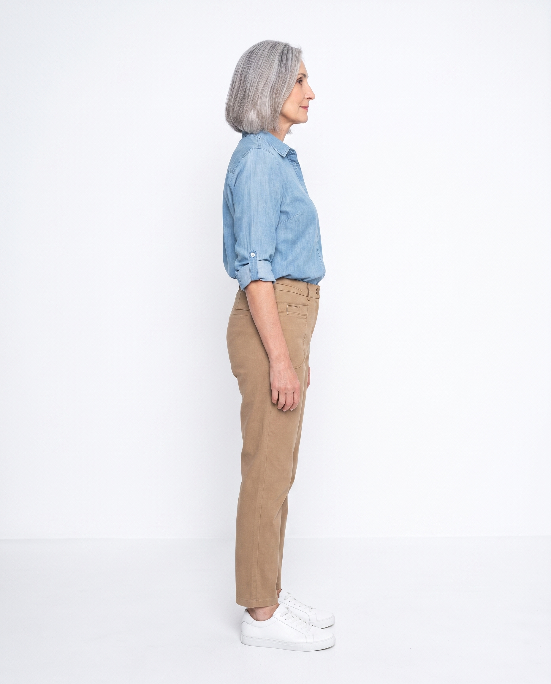 Kelly | Elegant Cotton Straight-Leg Pants - Solfae