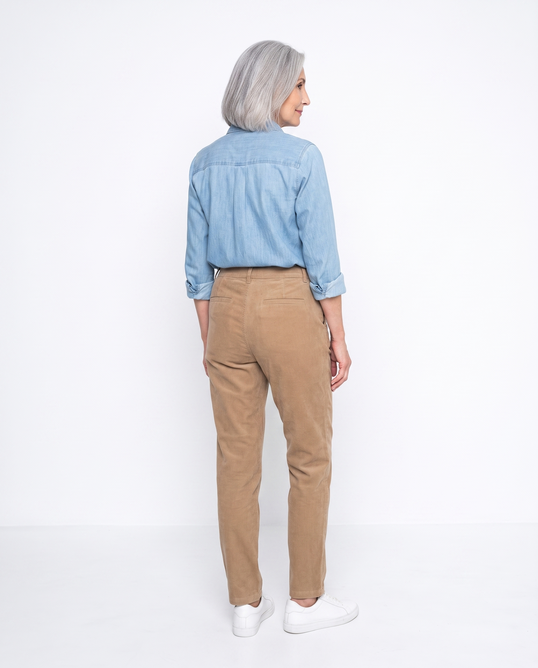 Kelly | Elegant Cotton Straight-Leg Pants - Solfae