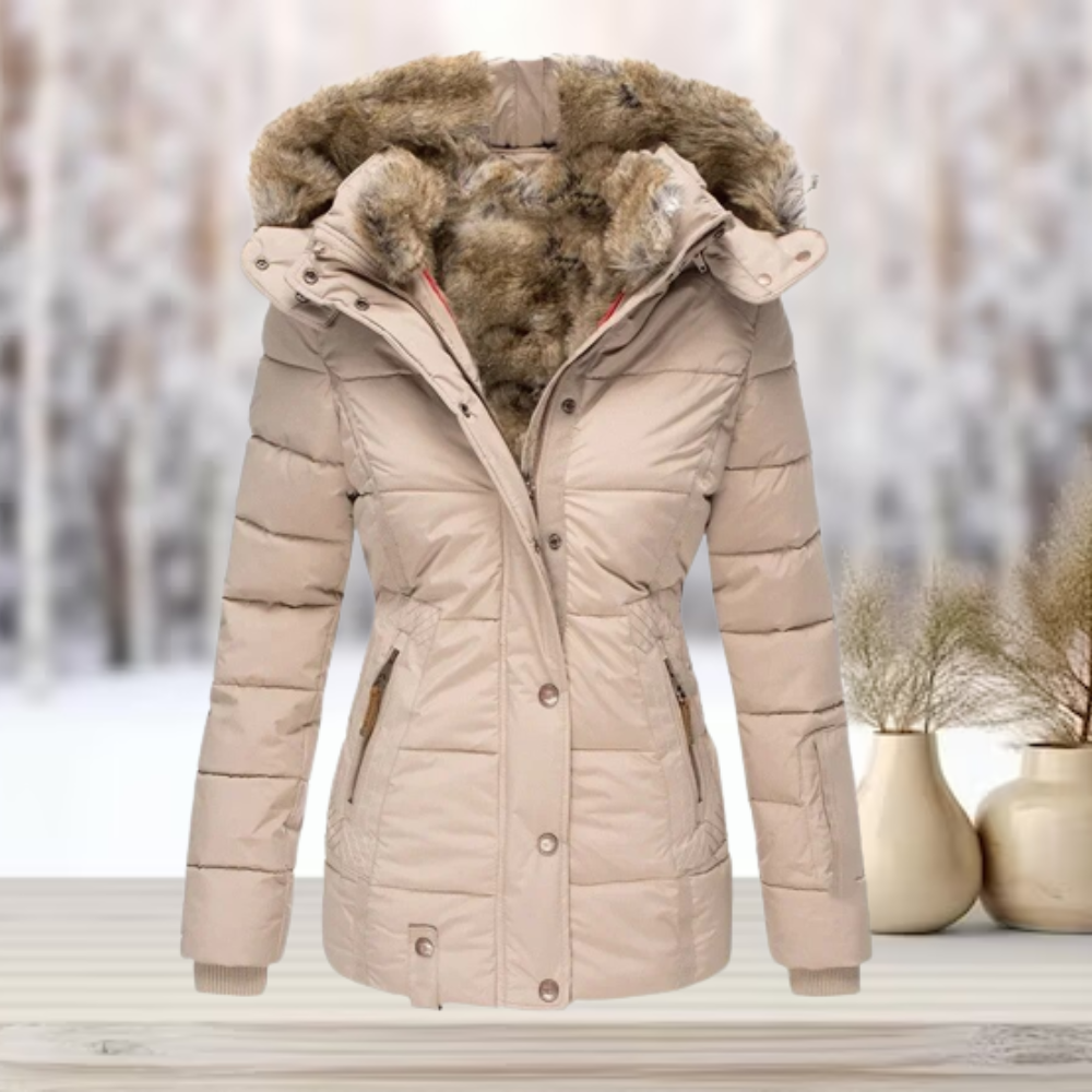 Kimberly | Cozy Faux-Fur Hooded Coat - Solfae