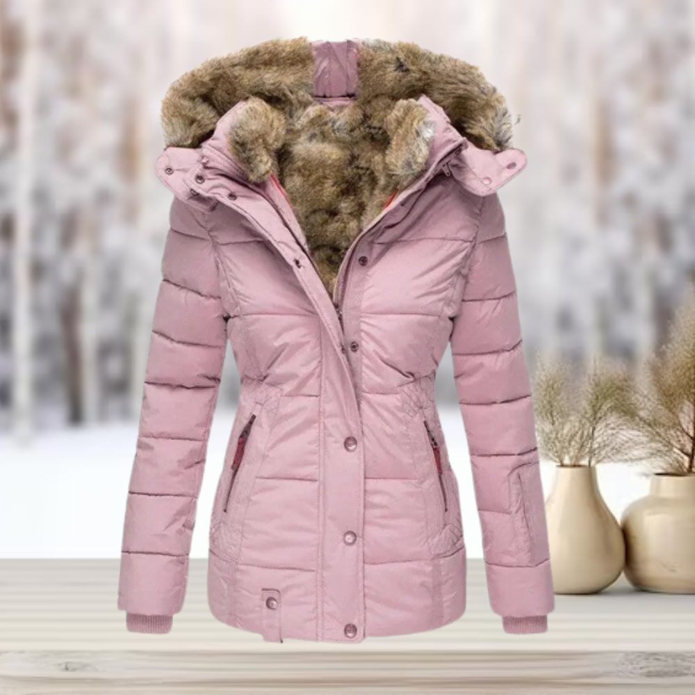 Kimberly | Cozy Faux-Fur Hooded Coat - Solfae