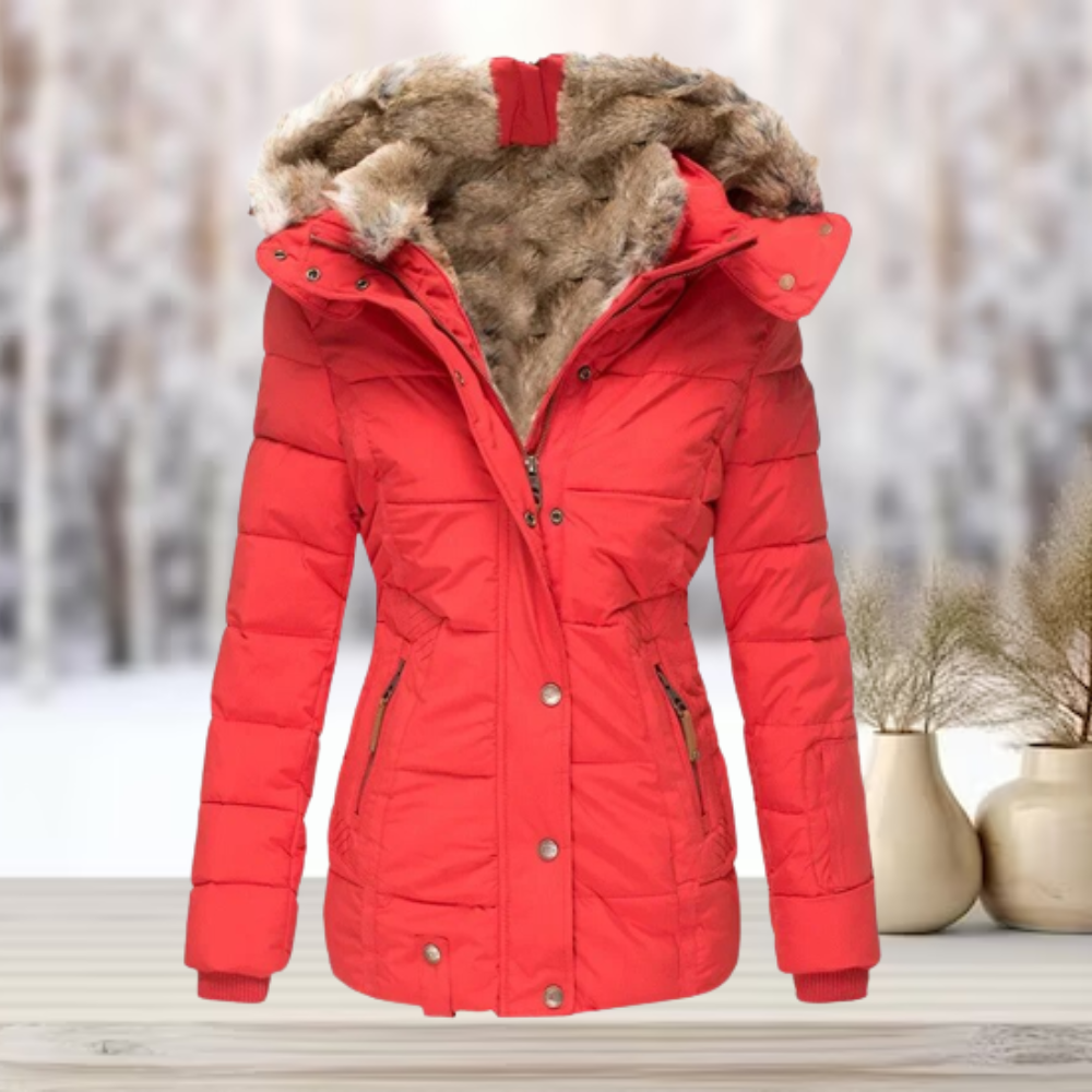 Kimberly | Cozy Faux-Fur Hooded Coat - Solfae