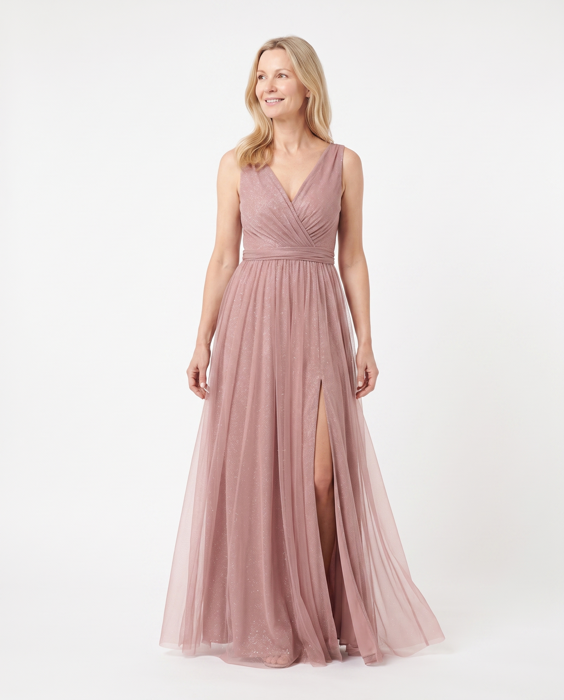 Kimberly | Elegant V-Neck Maxi Dress - Solfae