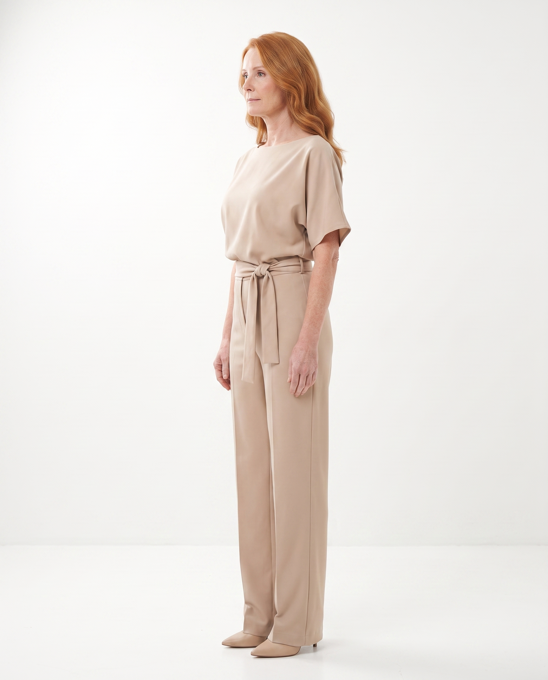 Kimberly | Flattering Belted Wide-Leg Jumpsuit - Solfae