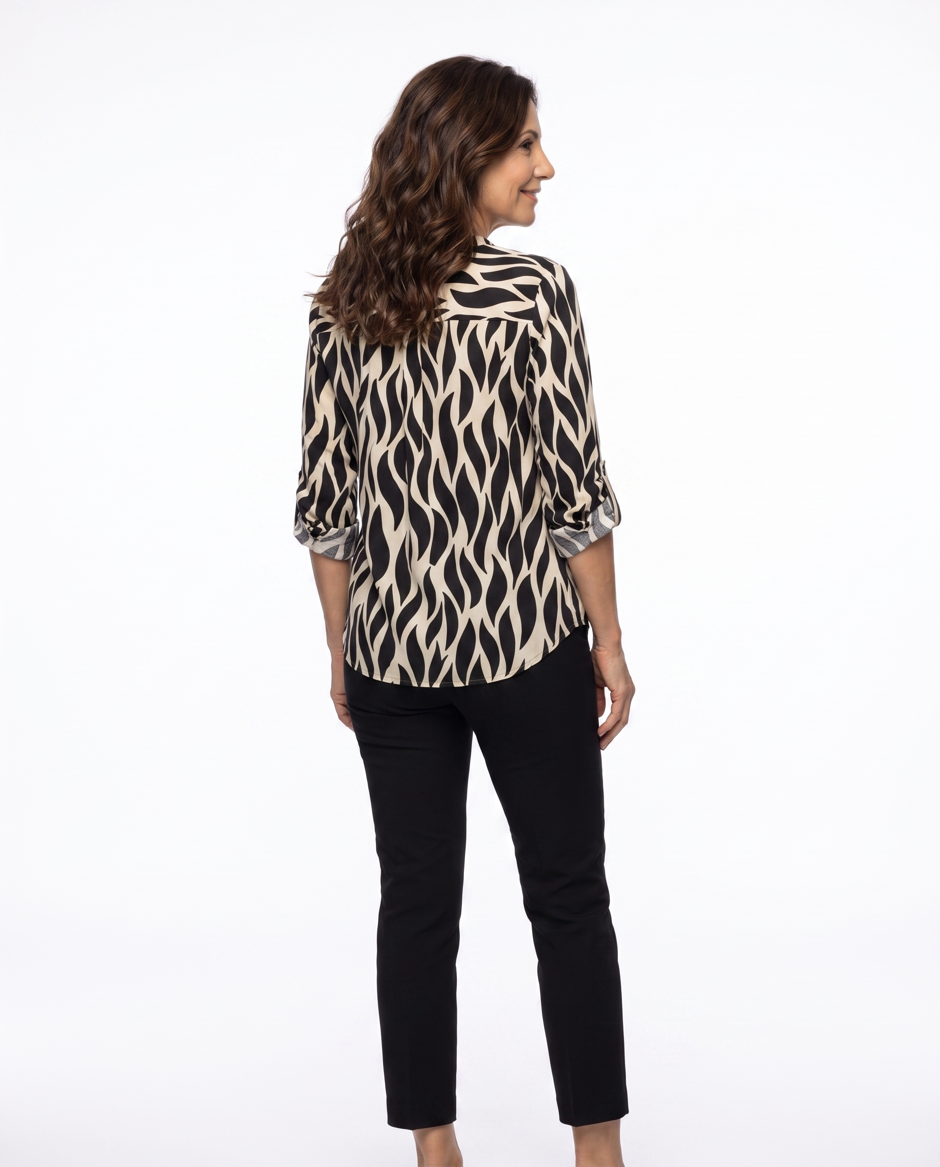 Kimberly | Stylish Abstract Blouse - Solfae