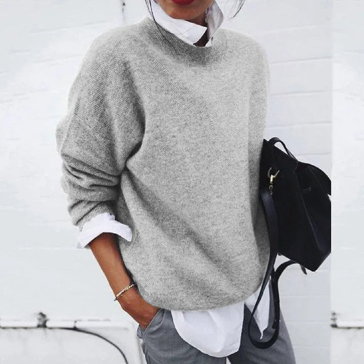 Lauren | Elegant Oversized Cashmere Sweater - Solfae