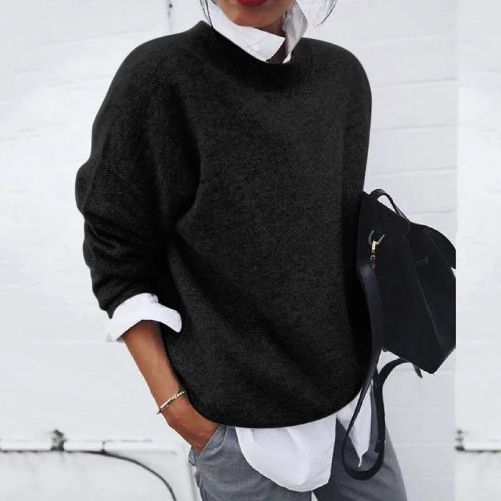Lauren | Elegant Oversized Cashmere Sweater - Solfae