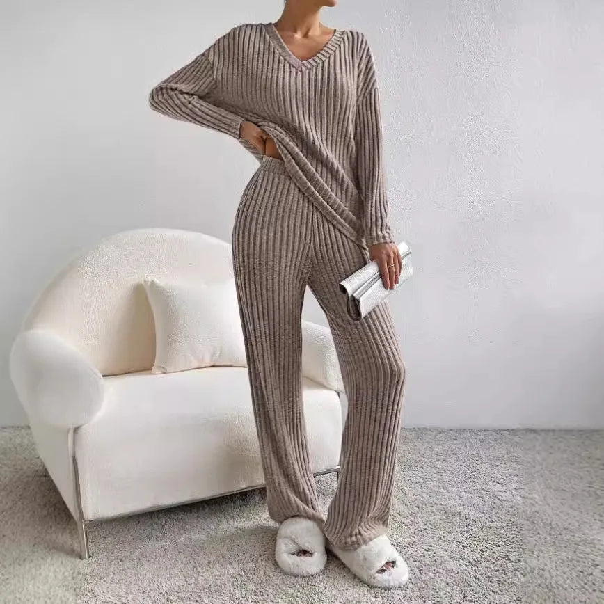Melissa | Elegant Knit Lounge Set - Solfae