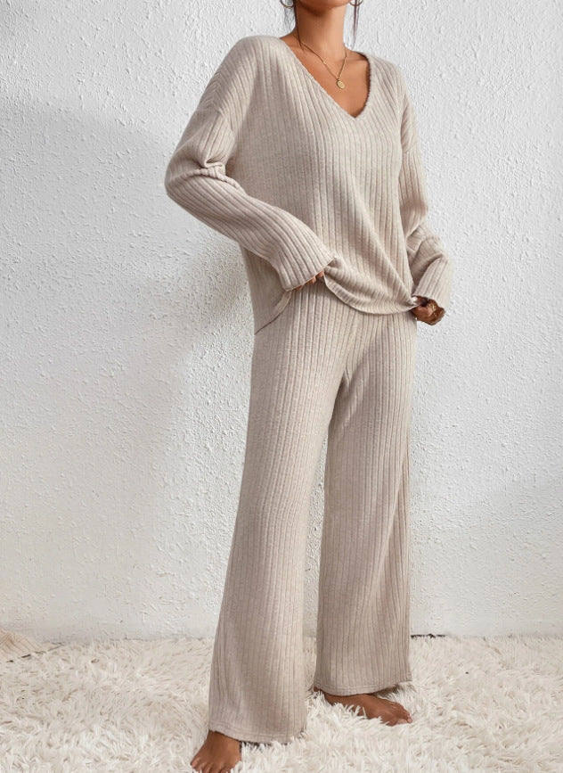 Melissa | Elegant Knit Lounge Set - Solfae
