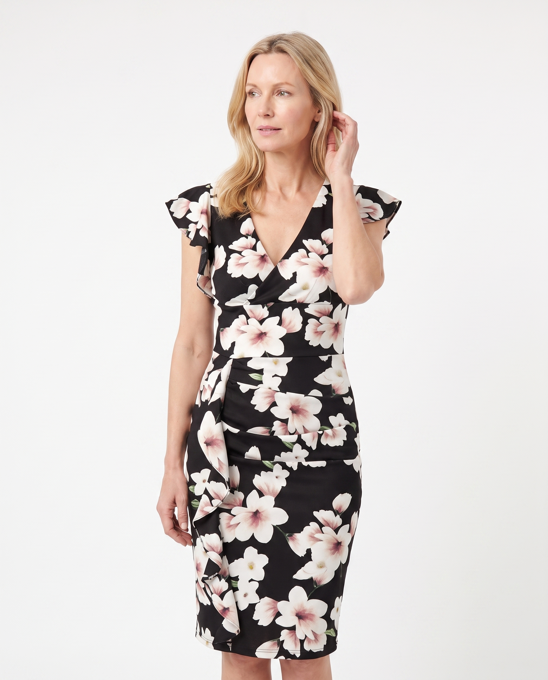Melissa | Feminine V-Neck Mini Dress - Solfae