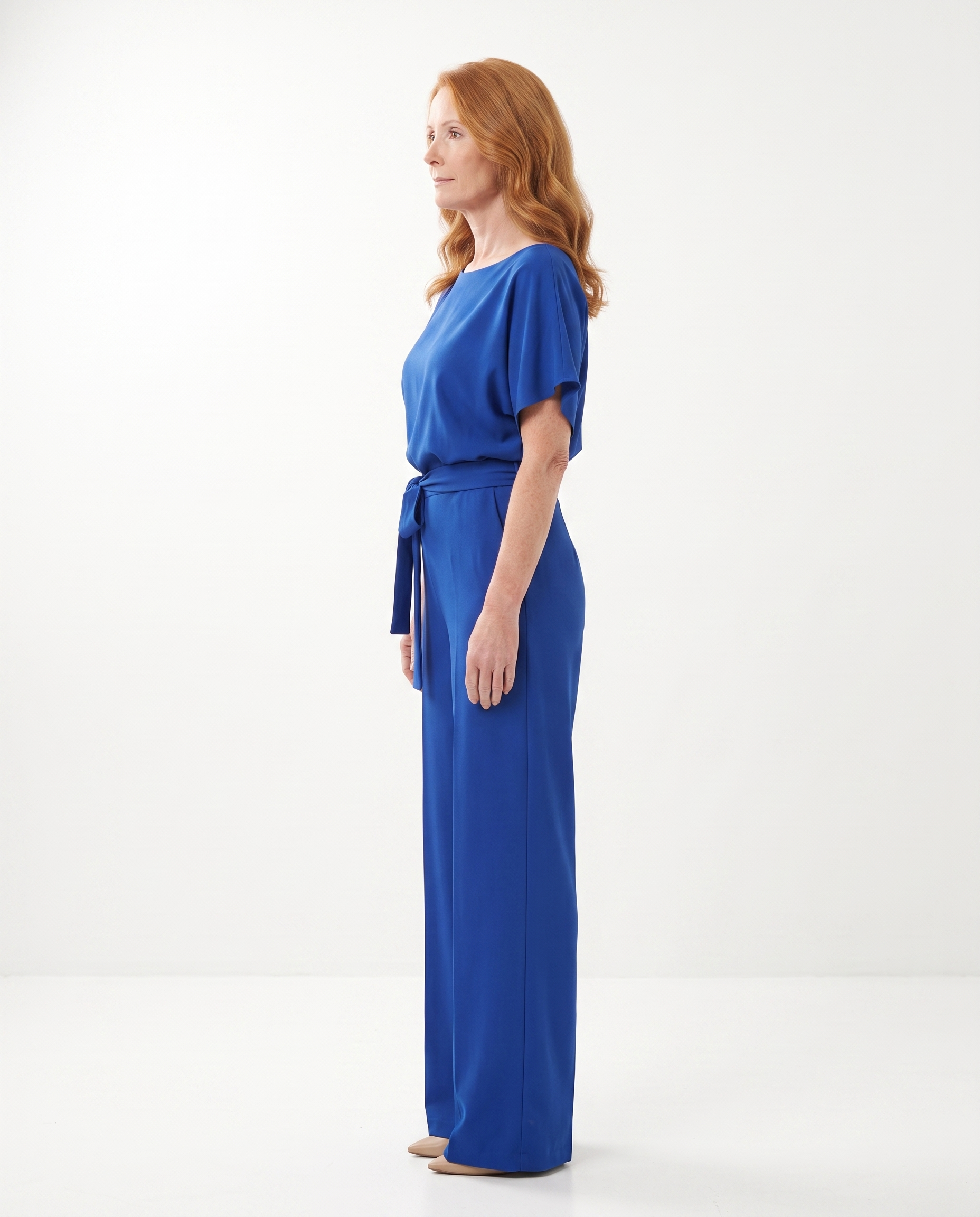 Melissa | Flattering Belted Wide-Leg Jumpsuit - Solfae