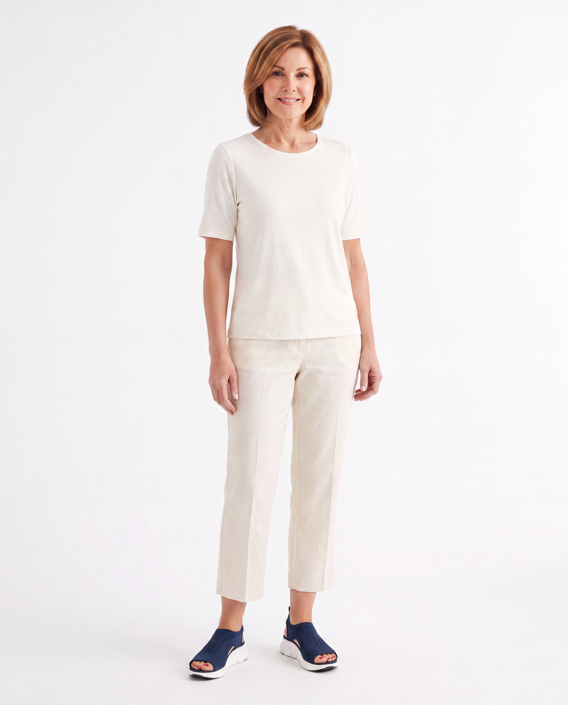 Michelle | Elegant Knit Slip-On Sandals - Solfae